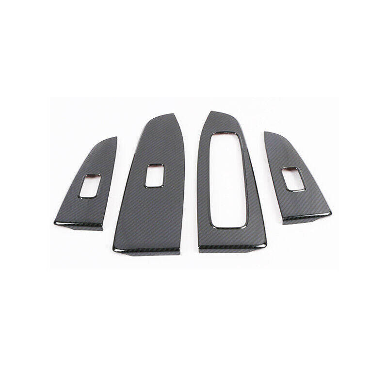 For Altima 2019-2022 ABS Glossy Black Rear View Side Mirror Cover Trim v