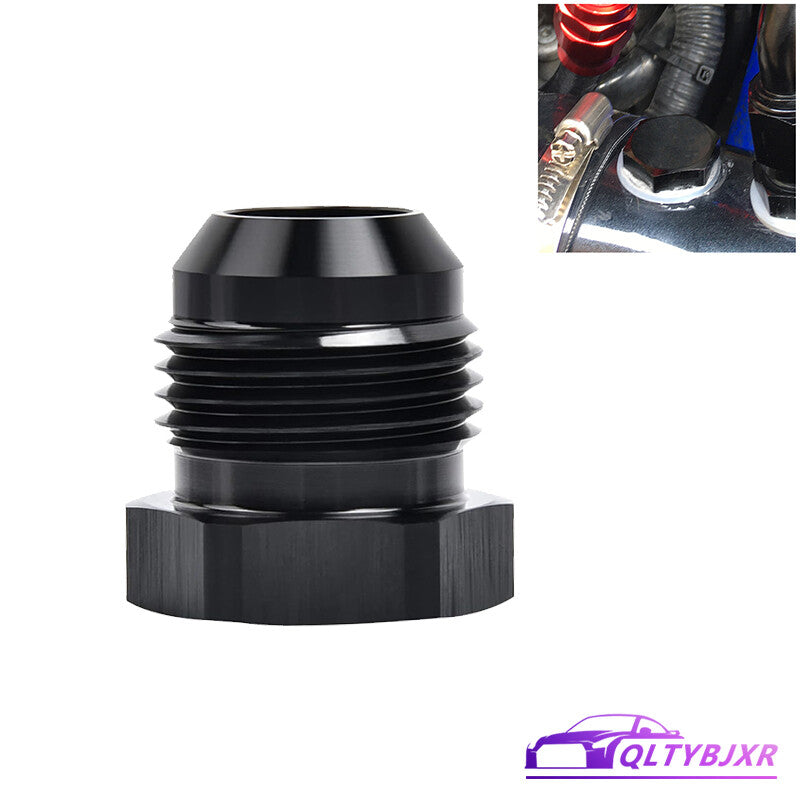 10AN Male Flare Bolt Blanking Plug End Cap Lock Nut Fitting Adapter Hex Black