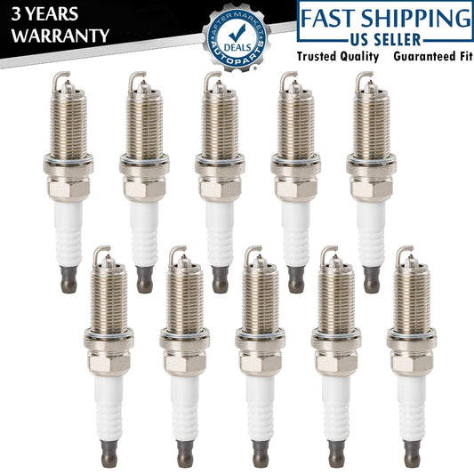 10-pack of iridium spark plugs suitable for 2006-2015 for Lexus IS GS LS FK20HBR11 90919-01249 Q
