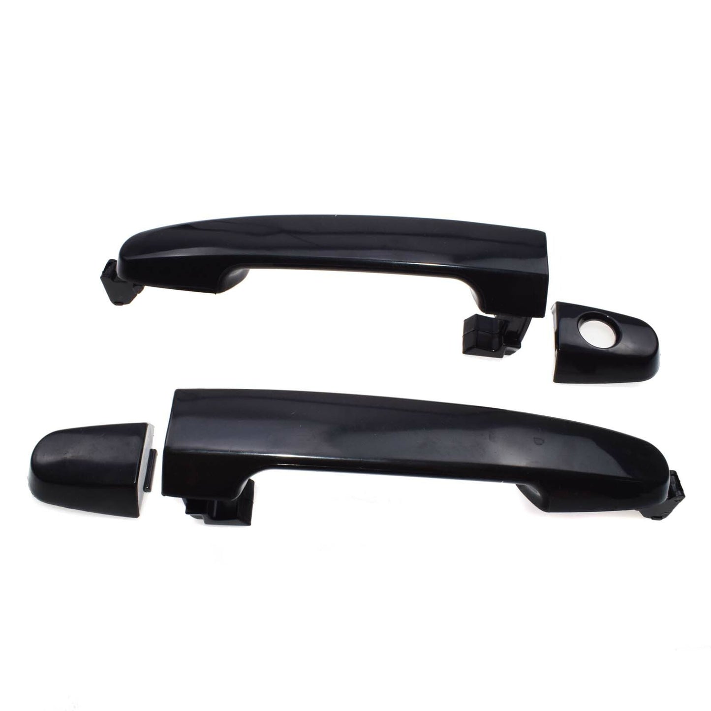 2Pcs Outside Front Rear Left Right Black Door Handle for Toyota for Corolla 2003-08