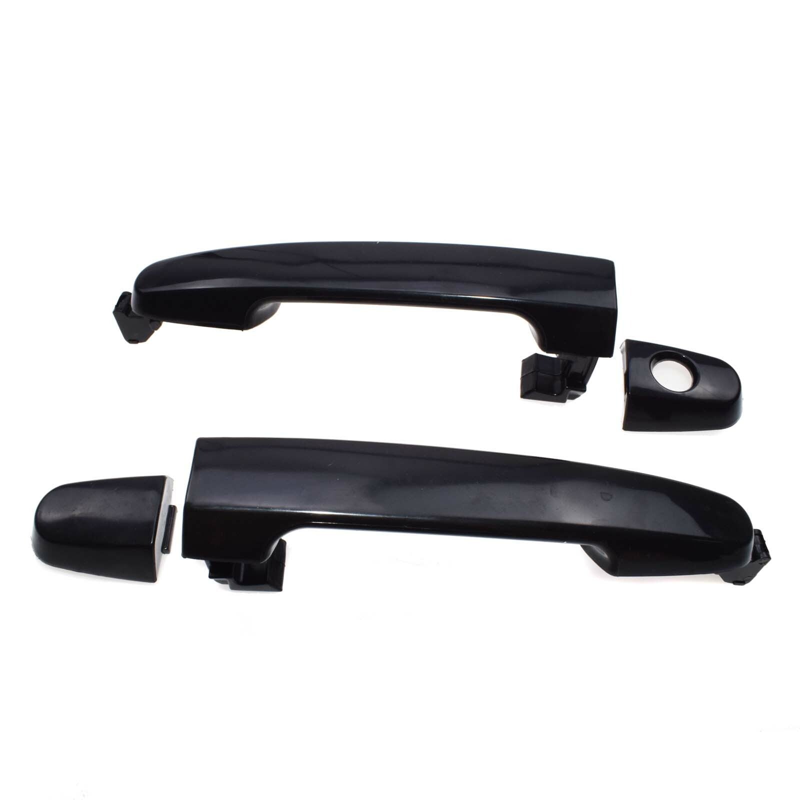 2Pcs Outside Front Rear Left Right Black Door Handle for Toyota for Corolla 2003-08