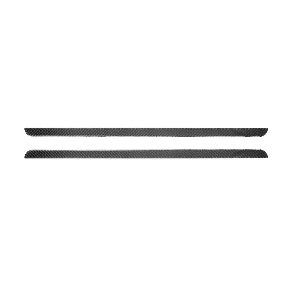 2Pcs Carbon Fiber Front Door Panel Strip Cover Trim for Jeep for Wrangler 2007-2010