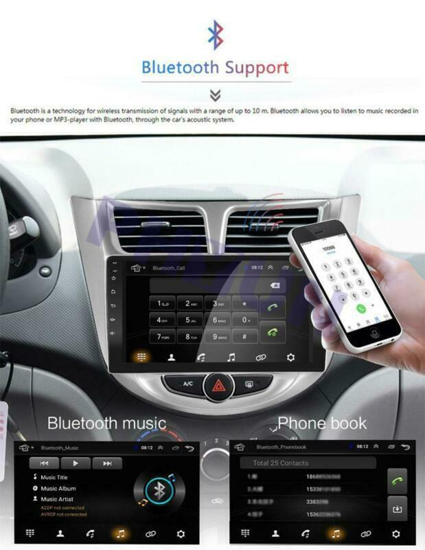 9 Android 9.1 Stereo Radio MP5 GPS Navigation Wifi Fit for Hyundai Accent 10-16