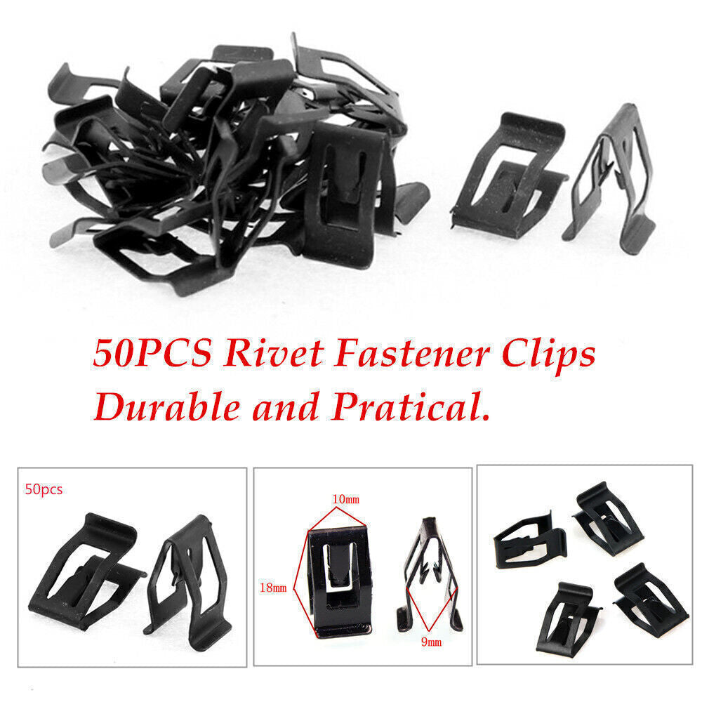 50PCS Auto Car Console Instrument Panel Dash Dashboard Trim Retainer Clip v