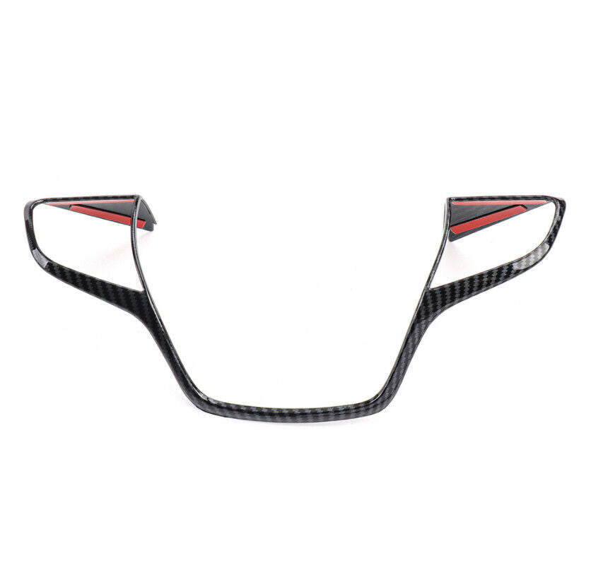 Carbon Fiber Steering Wheel Frame Cover Trim 1x for Genesis G70 2020-2022 Sedan n