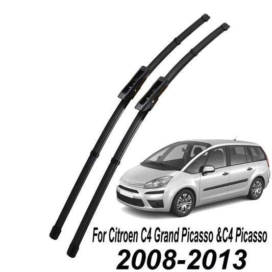 for CITROEN C4 GRAND PICASSO 08-13 WINDSHIELD WIPER BLADES SET FRONT Q
