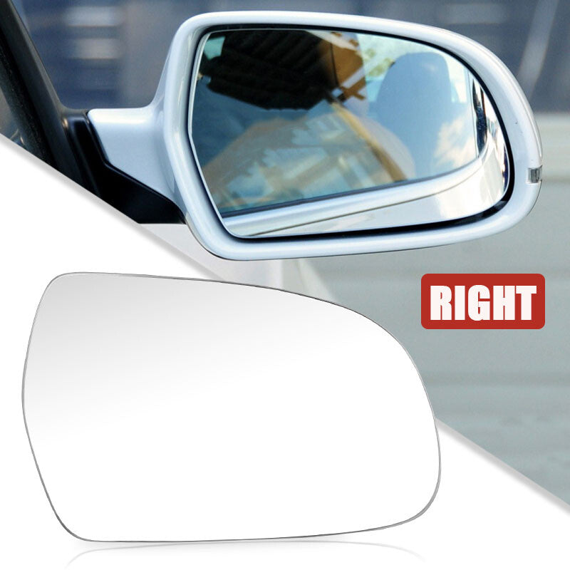 Mirror Glass Replacement For 2010-2016 for Audi A4 A5 Quattro Passenger Right Side