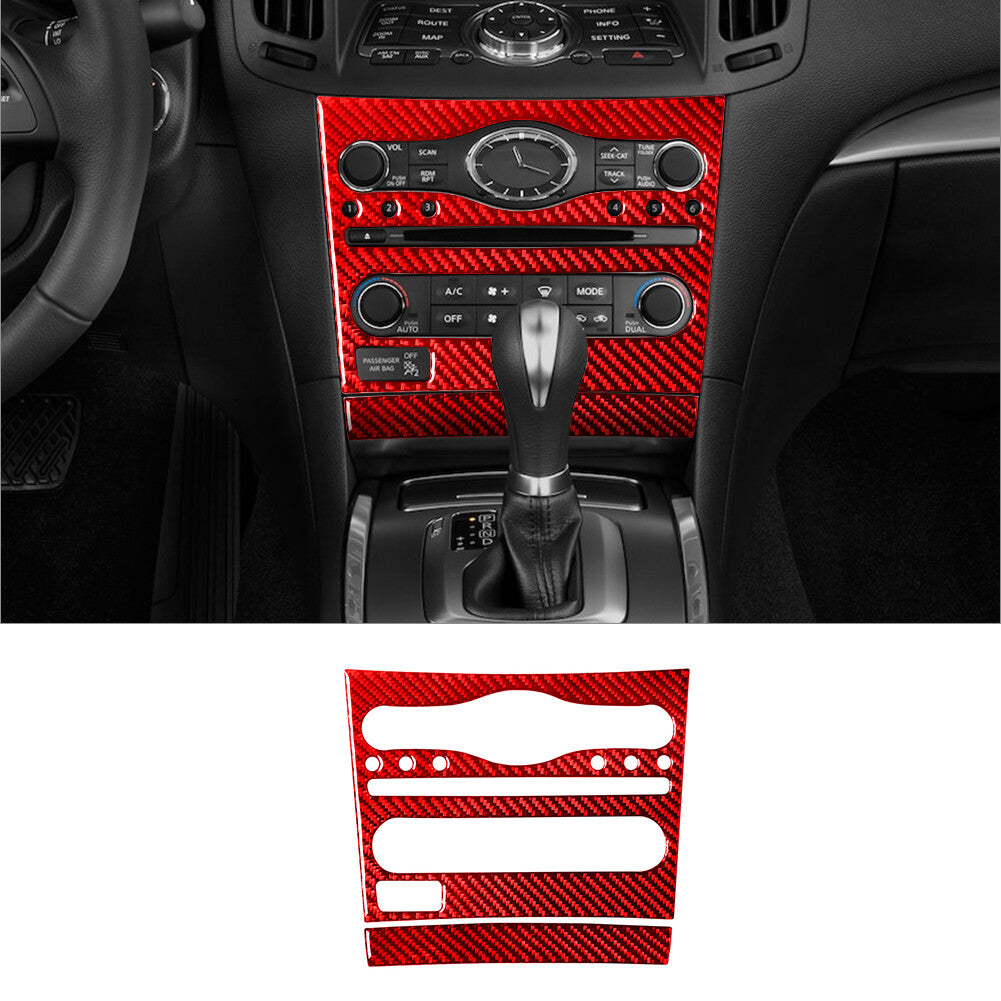 Carbon Fiber Passenger Side Console Trim Cover For Sonic 2012-2016 v