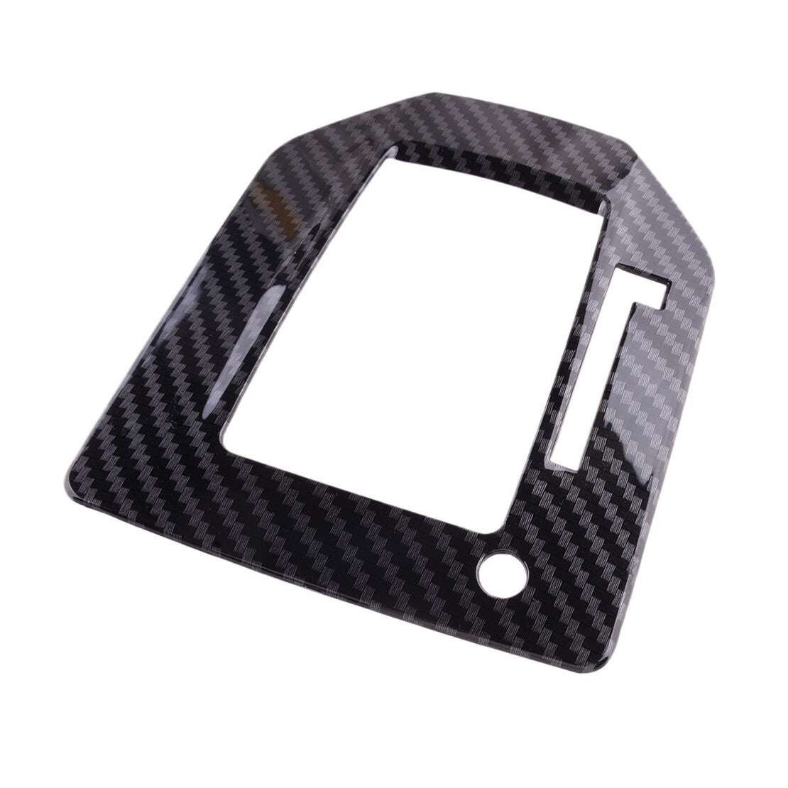 Gear Shift Panel Cover Frame Carbon Fiber Fit for for Subaru Crosstrek XV 2018-21 v