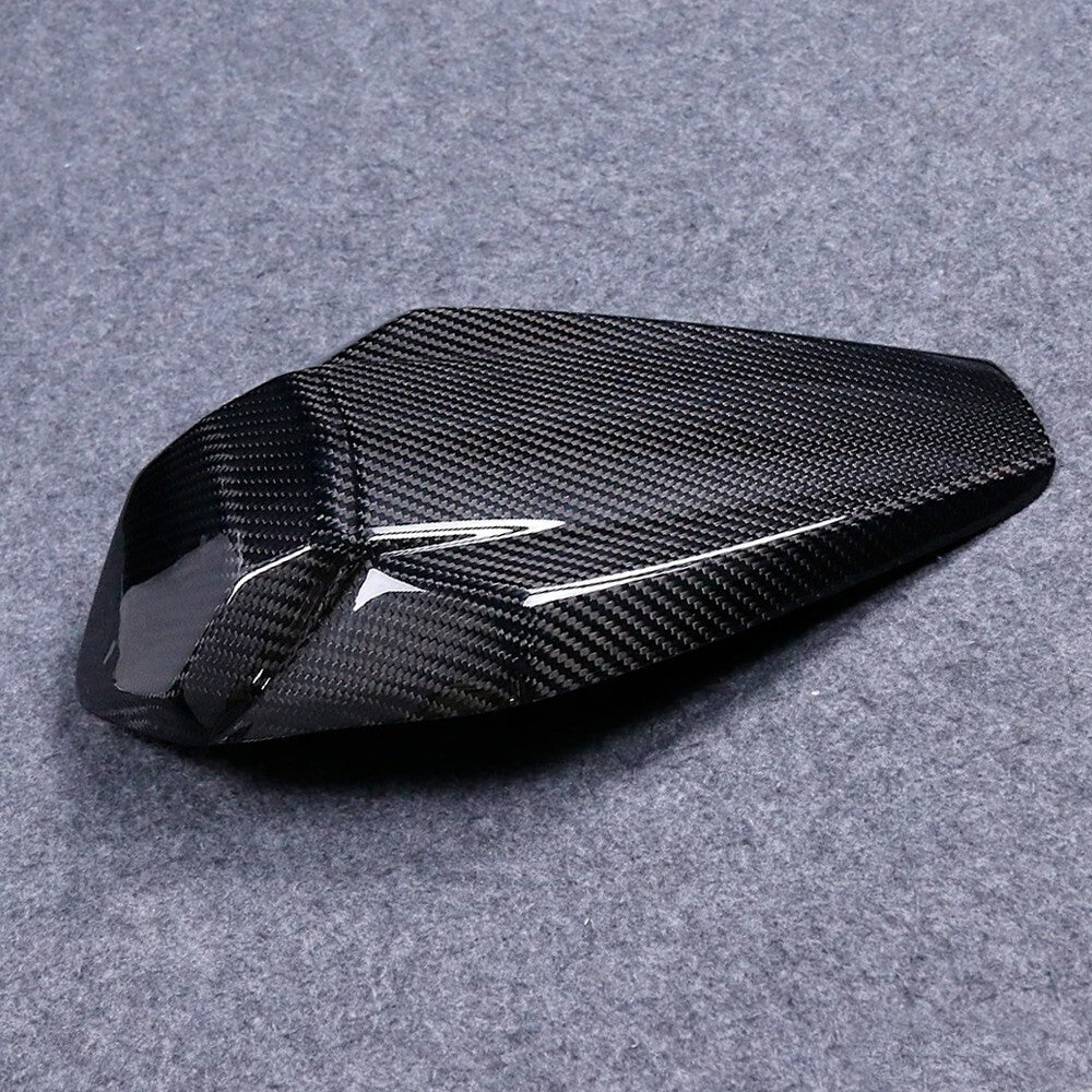Suitable for 2019-2025 Ninj ZX6R rear for seat covers, passenger for seat covers, carbon fiber. Q