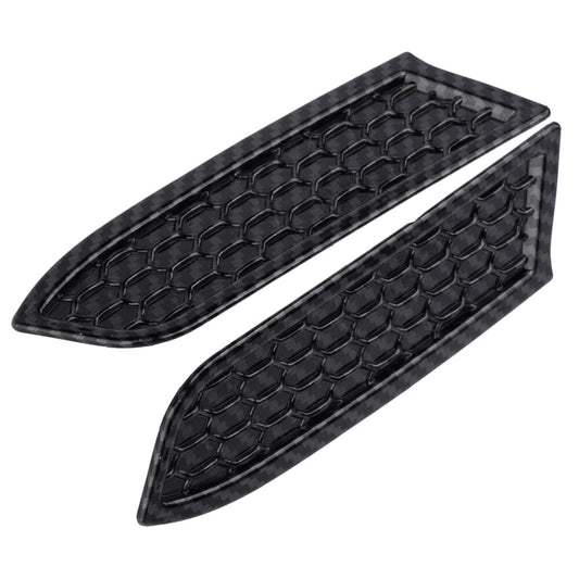 2pcs Carbon Fiber Front Headlight Molding Cover Trim for Toyota Tacoma 2016-2020