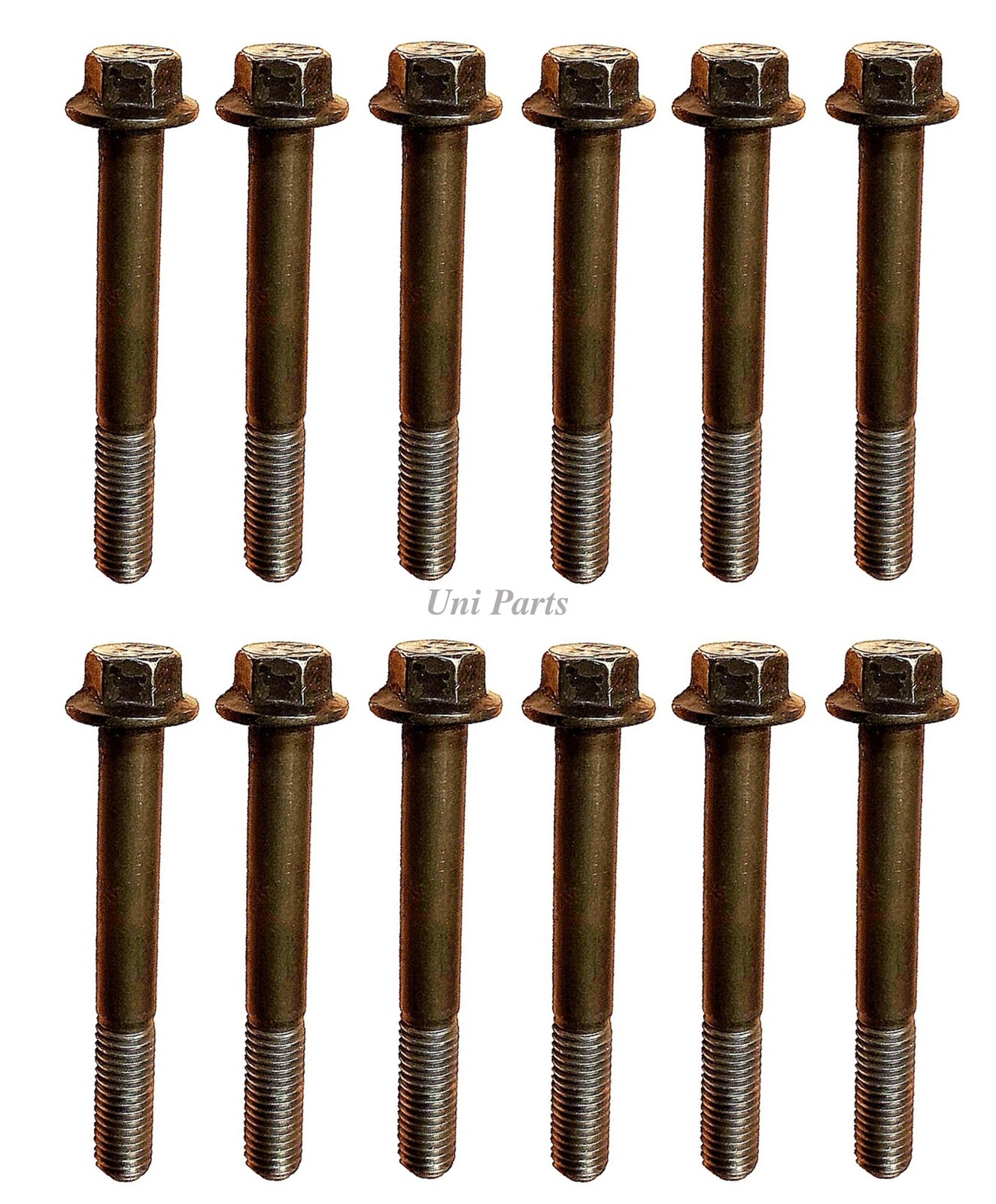 12 pcs Exhaust Manifold Bolts 3944593 for Dodge for Ram 5.9 1998-2017