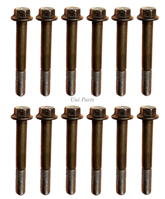 12 pcs Exhaust Manifold Bolts 3944593 for Dodge for Ram 5.9 1998-2017