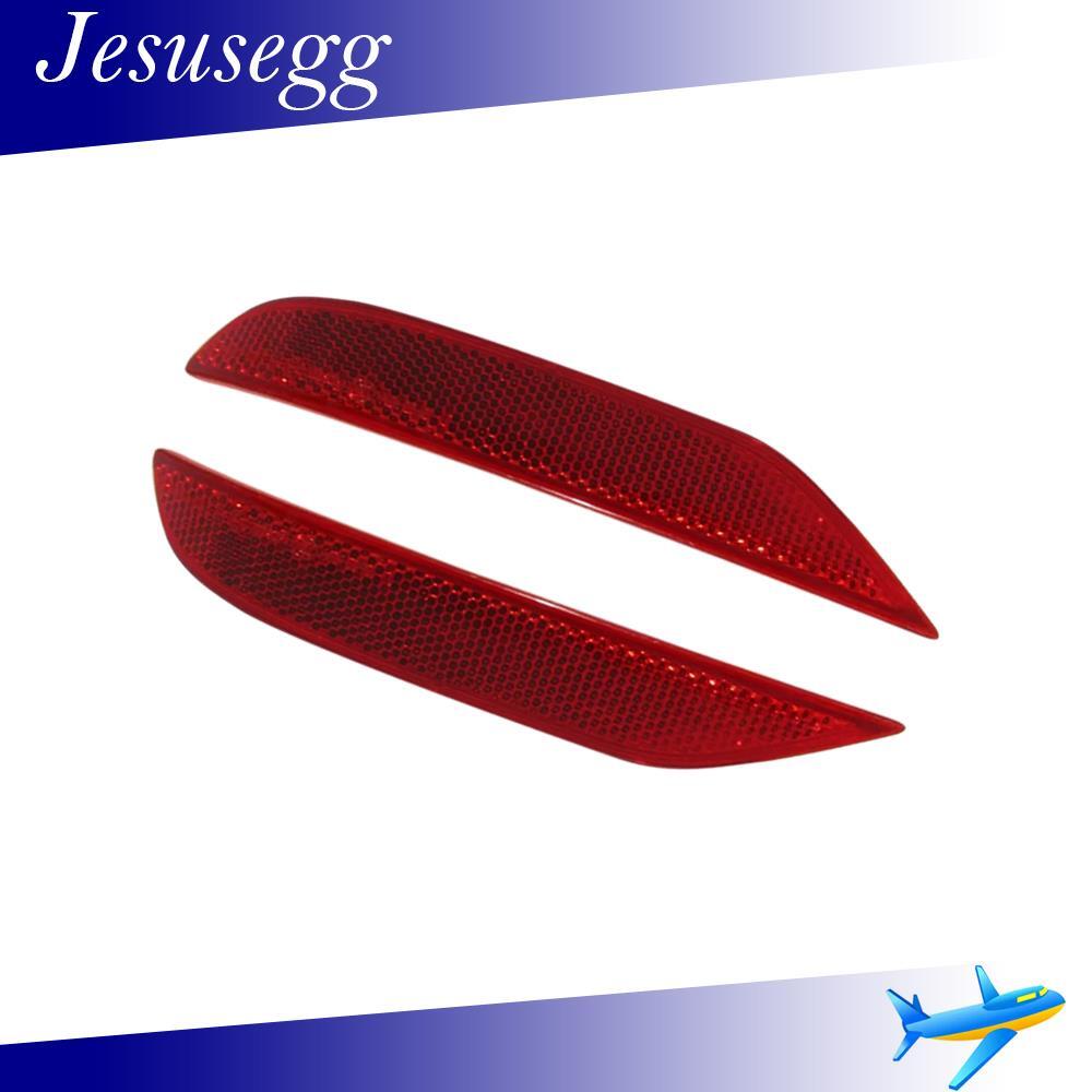2Pcs Rear Left+Right Side Bumper Reflector Cover Trim Red For X2 F39 2018-2020 Q