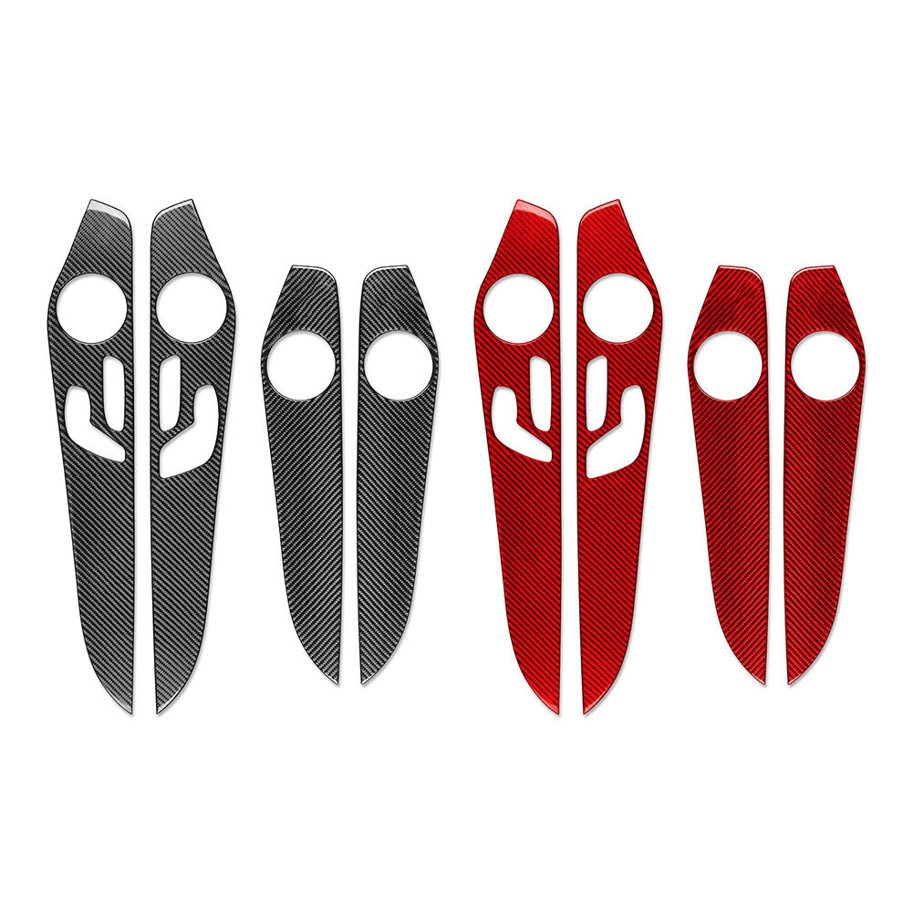 Carbon Fiber Interior Door Panel Cover Trim for Benz C Class W205 2014-2021