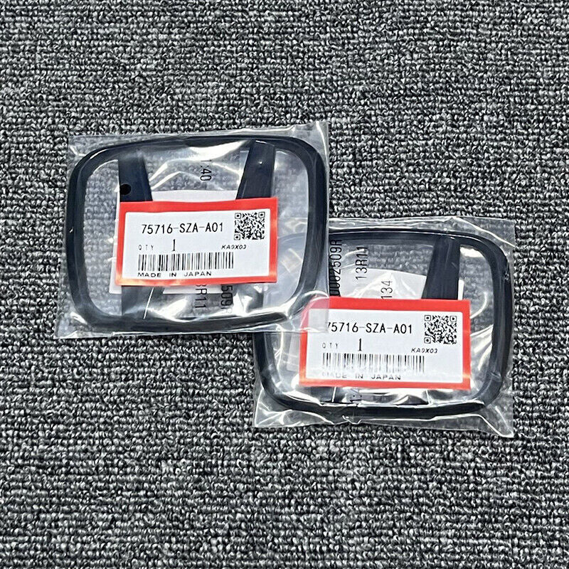 for Civic FC Series 2016-2021 FRONT  REAR Glossy Black Emblem Badge Decal Set