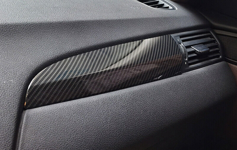 for BMW X3 F25 2011-2017 Carbon Fiber Inner Console for Co -Pilot Strip Cover Trim 1P
