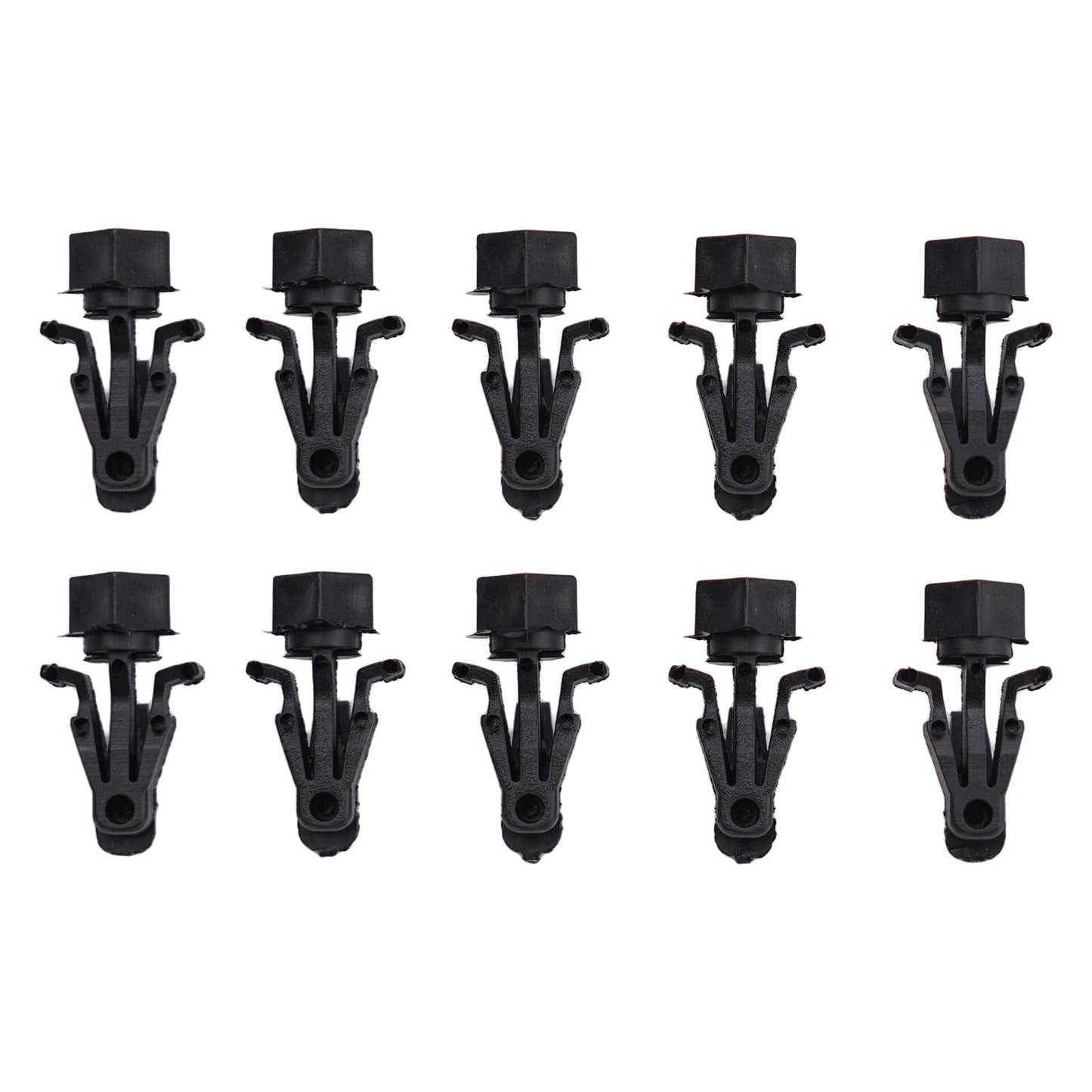 10x Car Bumper Grille Retainer Fastener Clips Bumper Hood Clips For /Black v