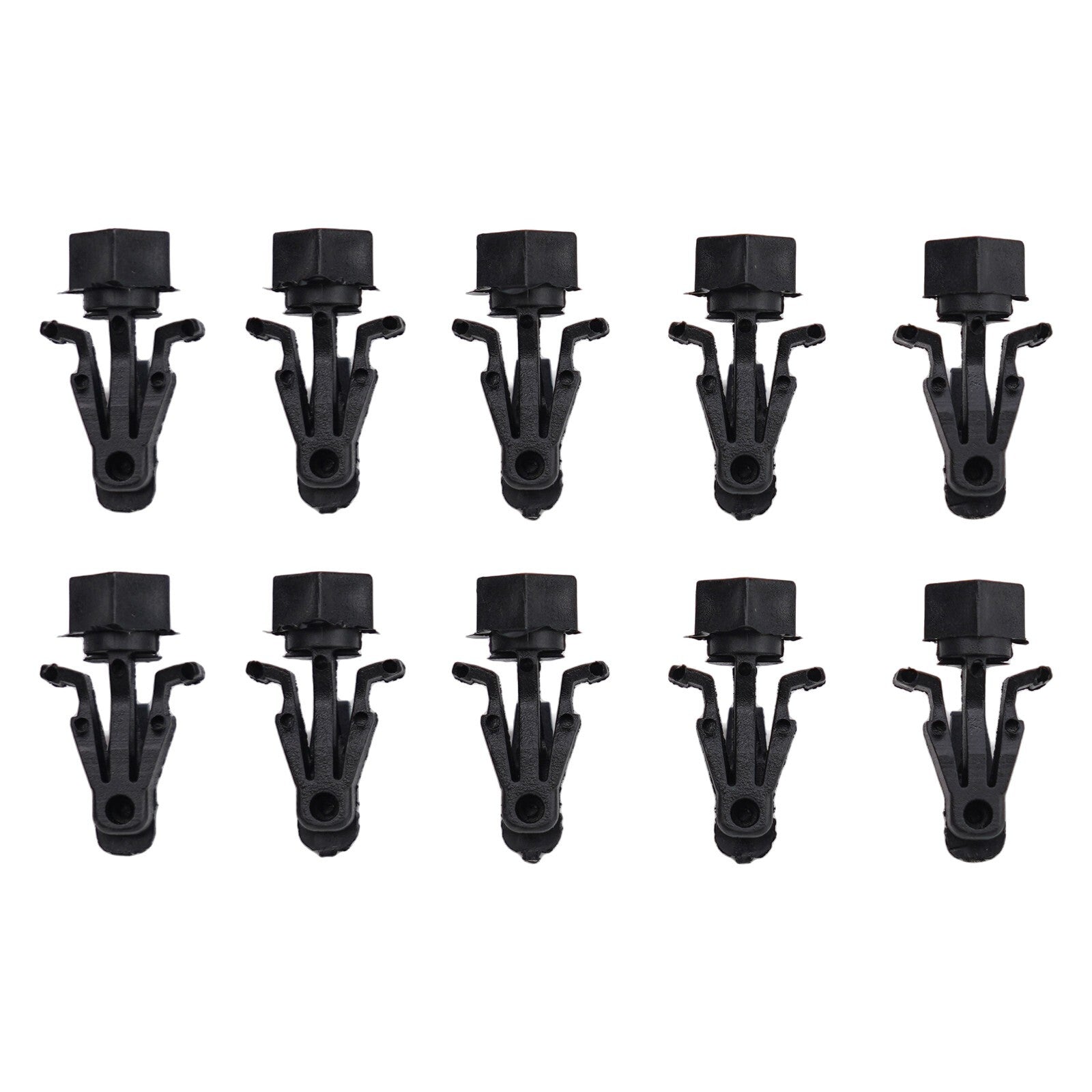 10x Car Bumper Grille Retainer Fastener Clips Bumper Hood Clips For /Black v