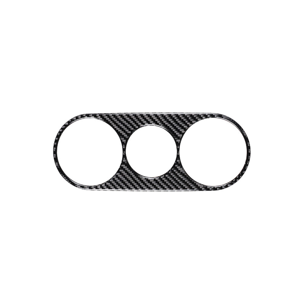 Carbon fiber interior rear air vent socket cover trim for Ford F-150 FX4 2004-08