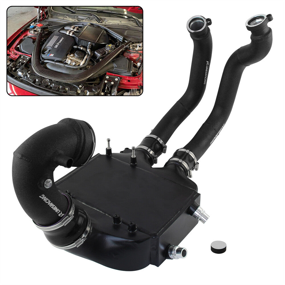 Top Mount Intercooler Kit w/ Charge Pipes for BMW 15-20 M2 M3 F80 M4 F82 F83 S55
