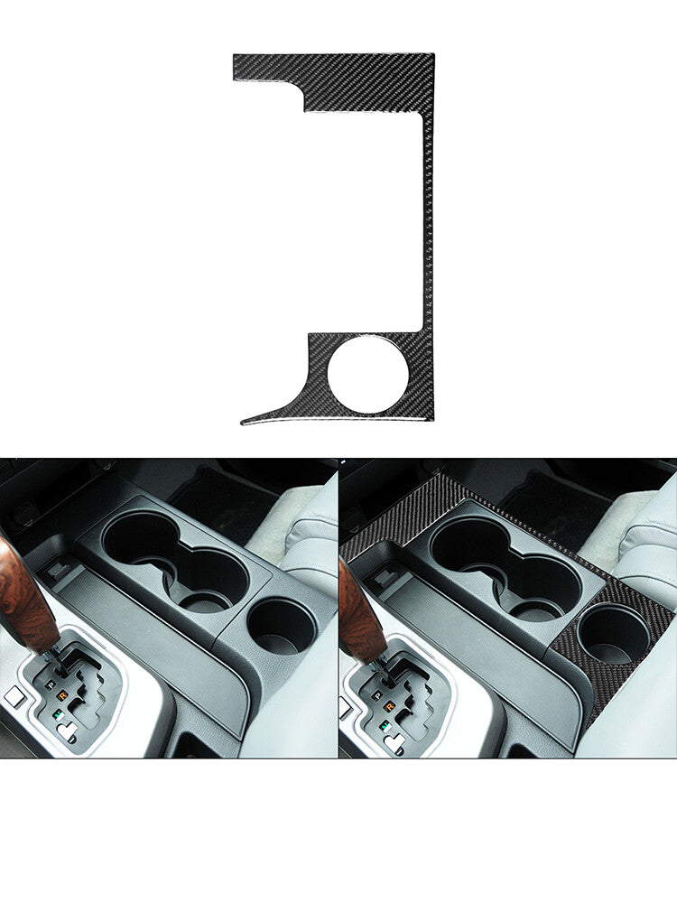 9Pcs Red Carbon Fiber Center Console Panel Cover Trim for Chrysler 200 2015-2017 v