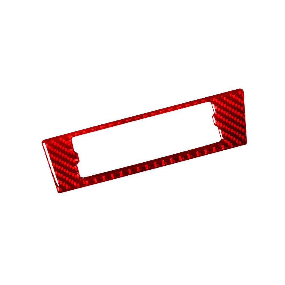 Carbon Fiber Central Control Memory Trim for Volkswagen for Tiguan Red