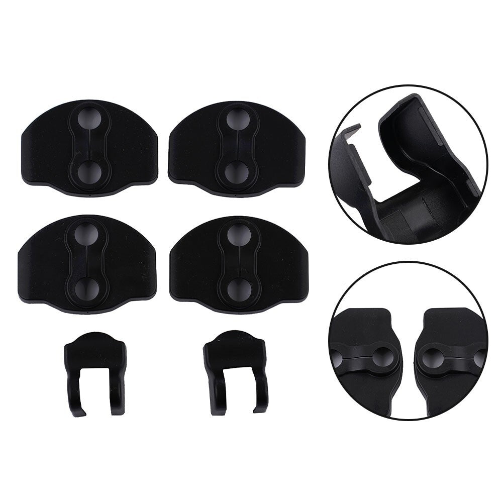 6 * Applicable to Model 3 Door Lock Protector - Protects for Model Y /Accessories - (Matte-Black) - n