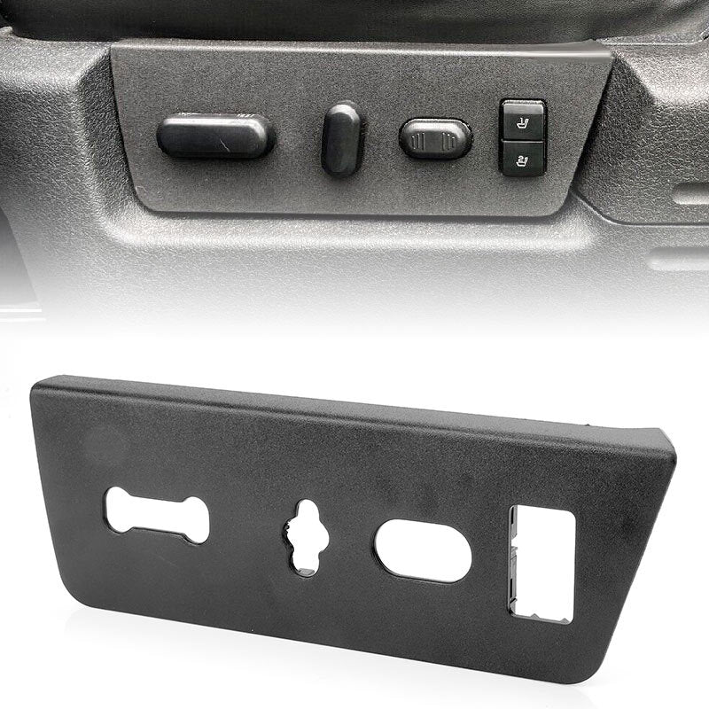 Front Driver for Seat Switch Housing Trim Bezel Panel Black for Ford F150 2009-2014