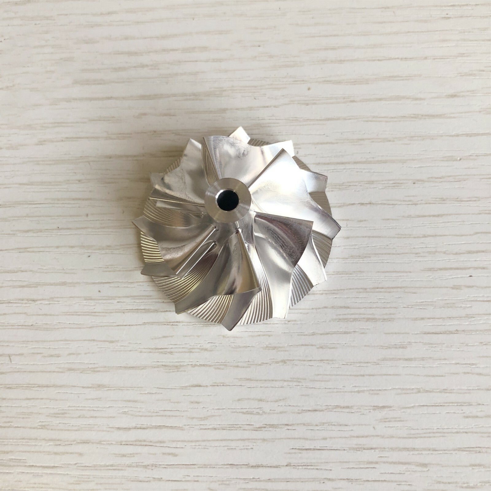 RHF3 Reverse 35.50/46.00 mm 6+6 Blade Turbine Blank Compressor Wheel