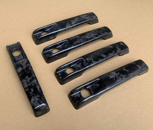 forged carbon fiber door handle cover trim pieces suitable for Mercedes-Benz W464 G-Class, G55, G63