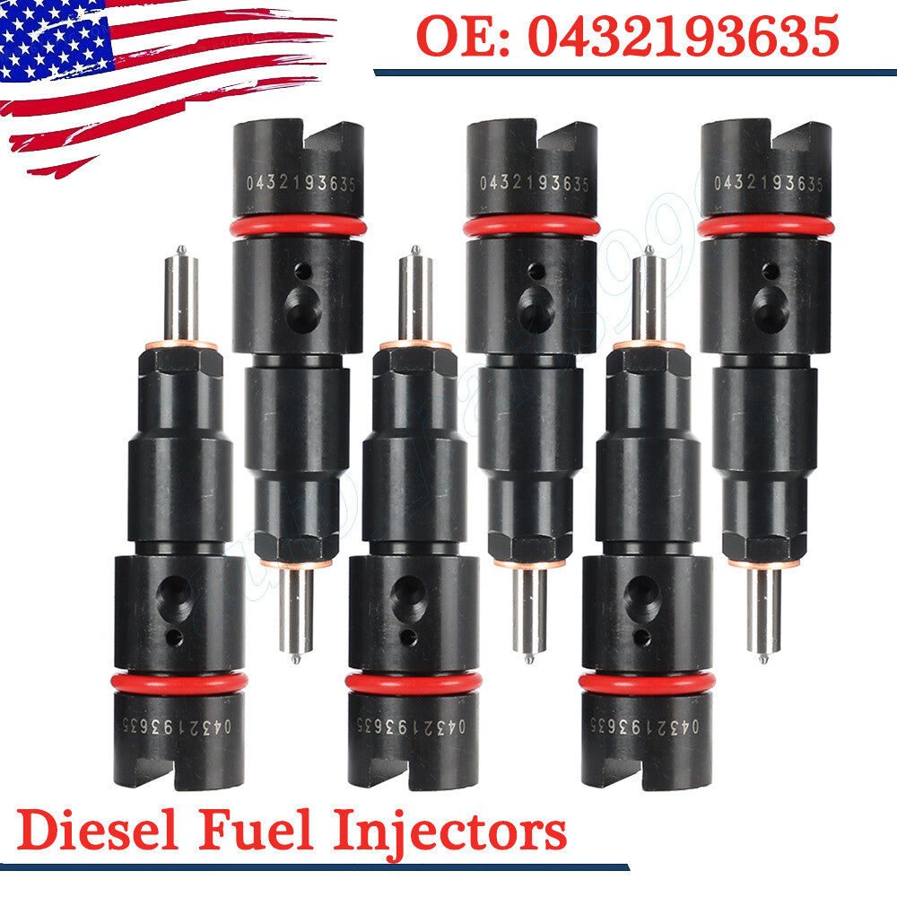 6 pieces for Dodge 5.9-liter 1998-2002 24-volt 40-50 diesel engine 0432193635- n