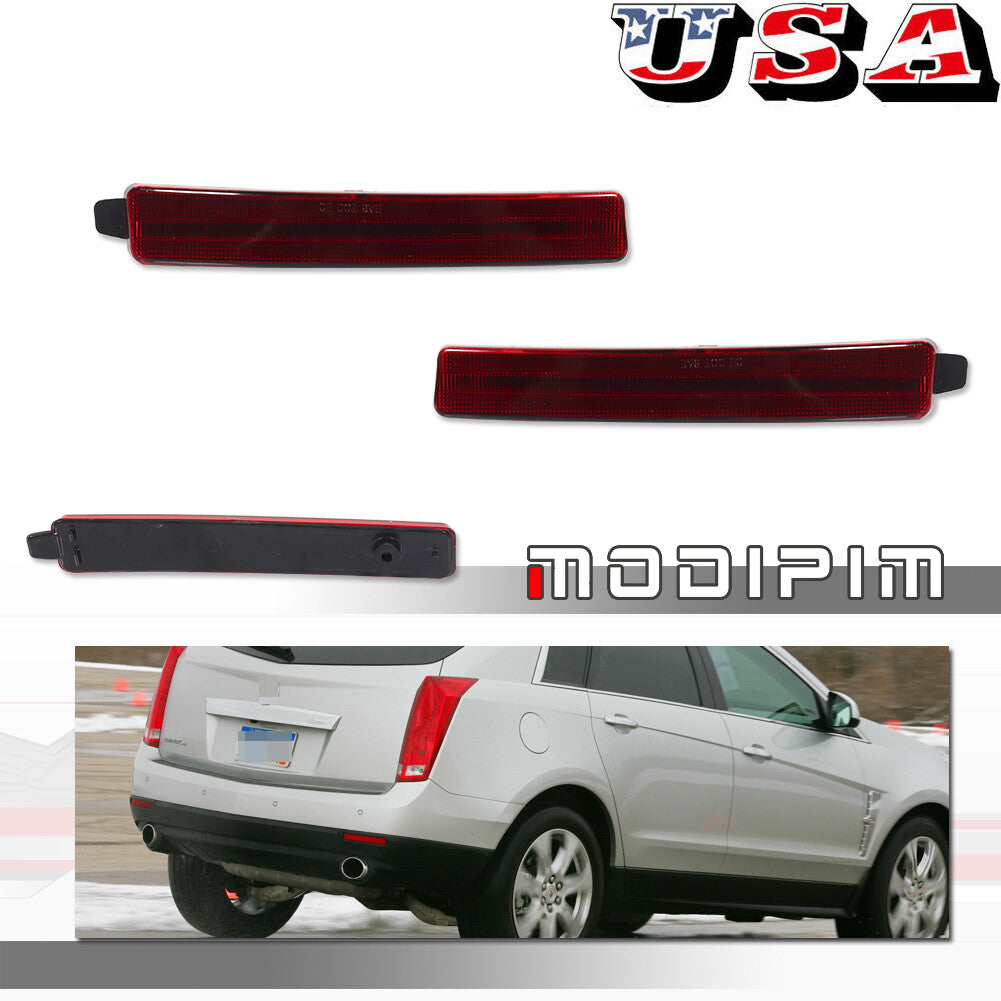 Red lens bumper reflector kit for 2009, 2010, 2011, 2012 Traverse- v