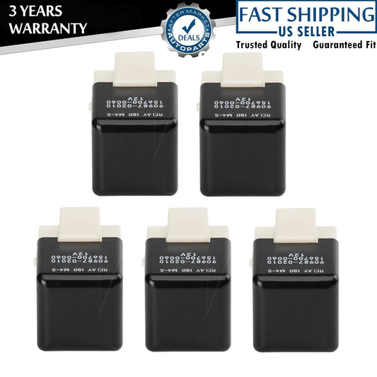 5x Cooler Cooling Fan Relay for Lexus for Toyota for Camry ES300 IS300 RX300 90987-02009