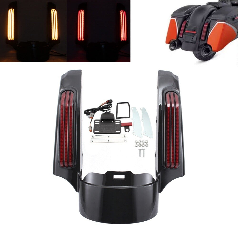 Rear Fender Fascia LED Light for Harley Touring Road King Street Electra Glide