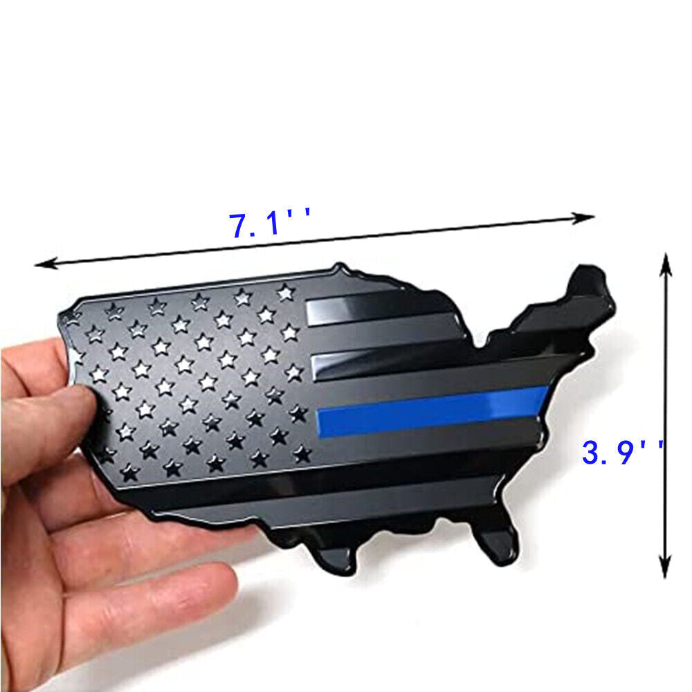 Blue Texas Flag US Universal Emblem for Silverado for Sierra for Ram F150 Tailgate