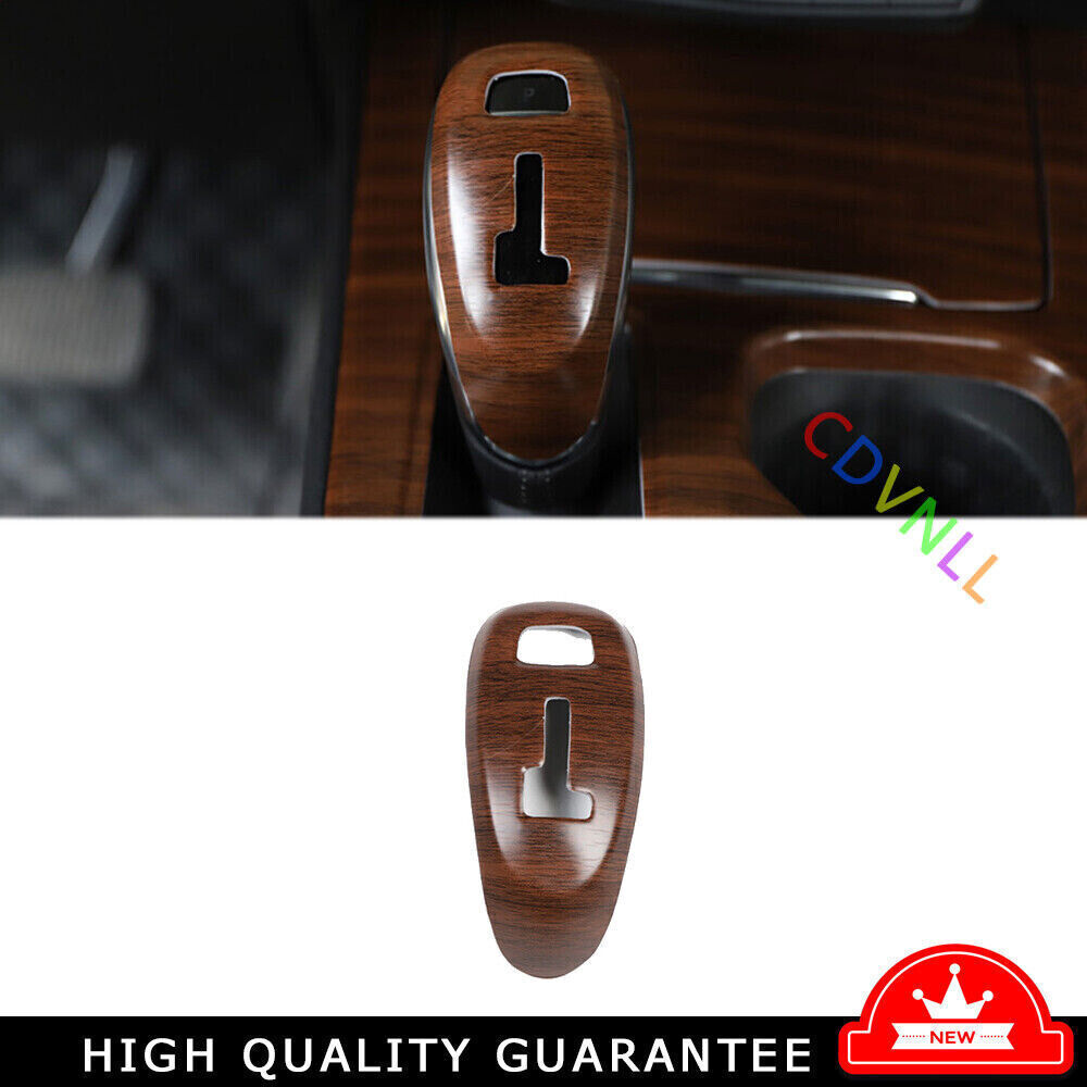 1P Matt Brown Wood Inner Console Gear Shift Knob Trim for Cadillac XT4 2019-2023