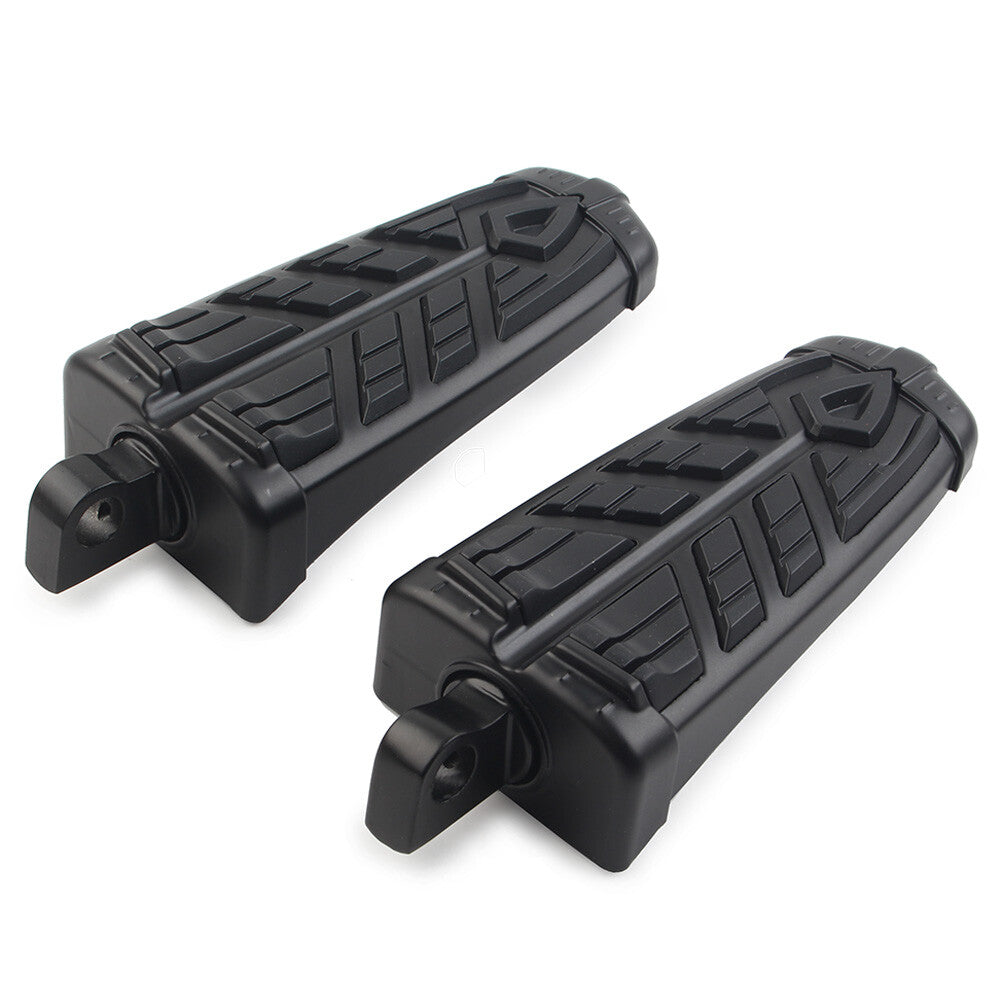 Black Motorcycle Foot Pegs Footrests Footpegs 10mm for Harley Davidson