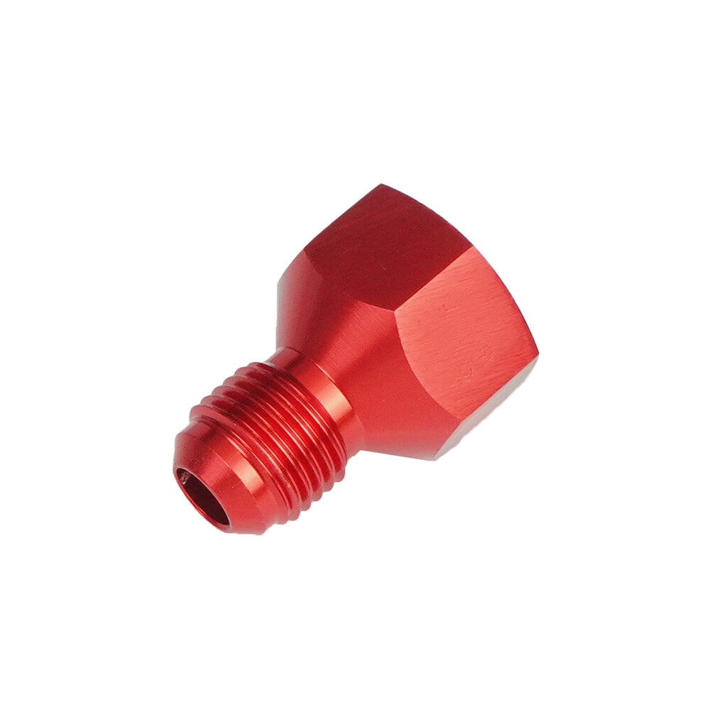 2Pcs 8AN Female to 6AN Male Flare Reducer Fitting Fuel Adapter AN8 to AN6 Red