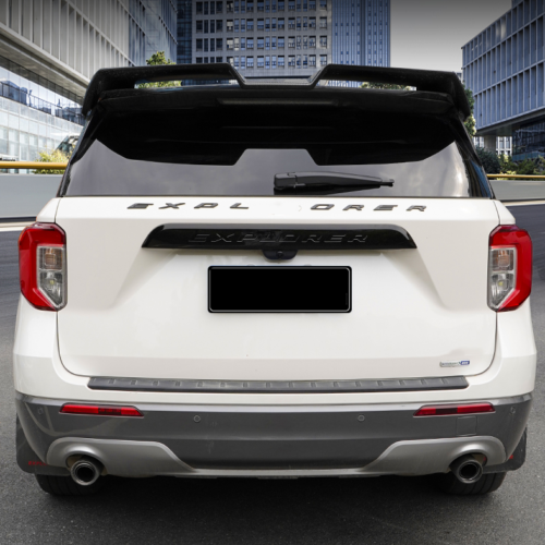 for ford  Explorer 2020-2022 Glossy Black Rear Trunk Lid Molding Cover Trim Decor