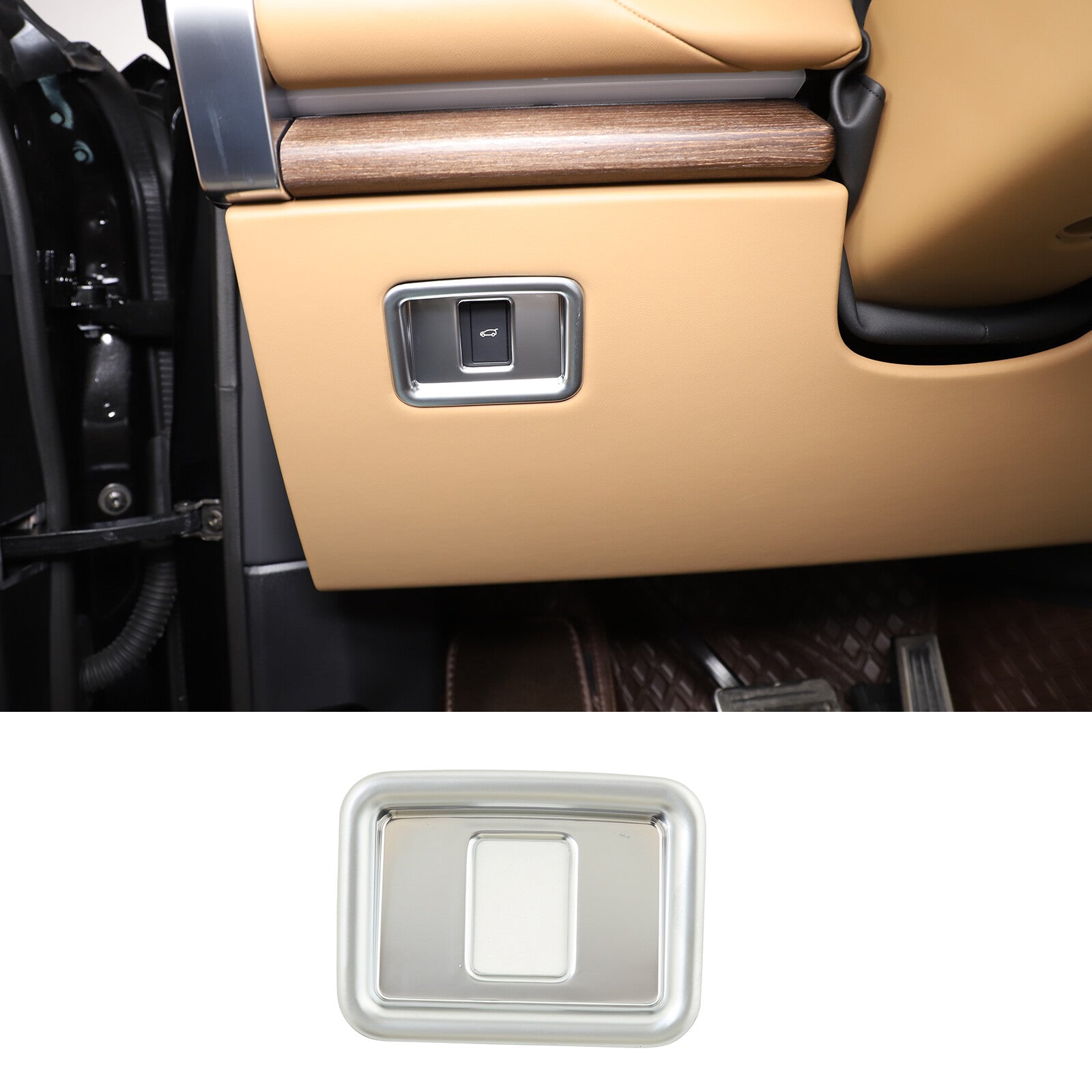 Real Carbon Fiber Roof Antenna Fin Trim Cover for Maserati Ghibli 2014-21- v