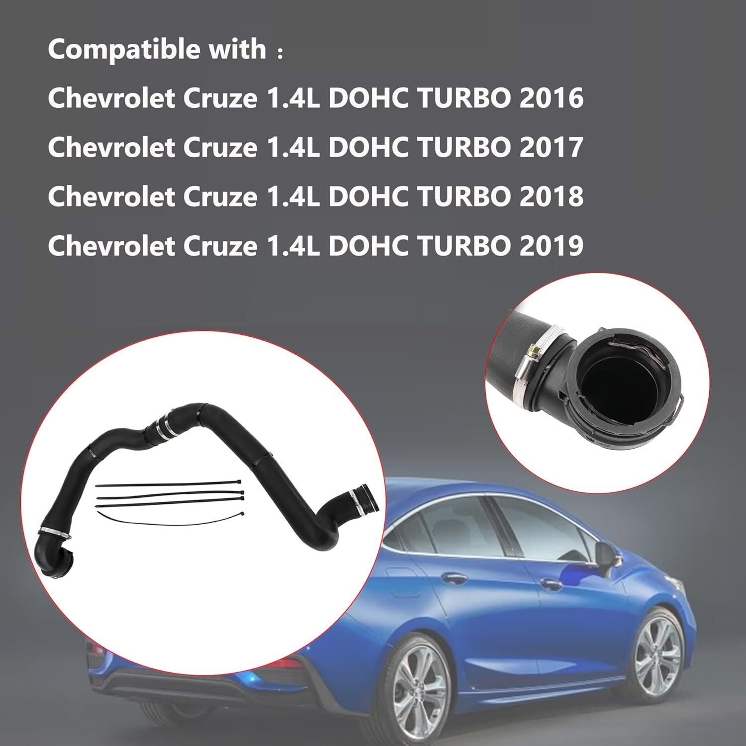 39017739 Engine Intercooler Outlet Hose Fits 2016 - 2019 for Cruze 1.4L n