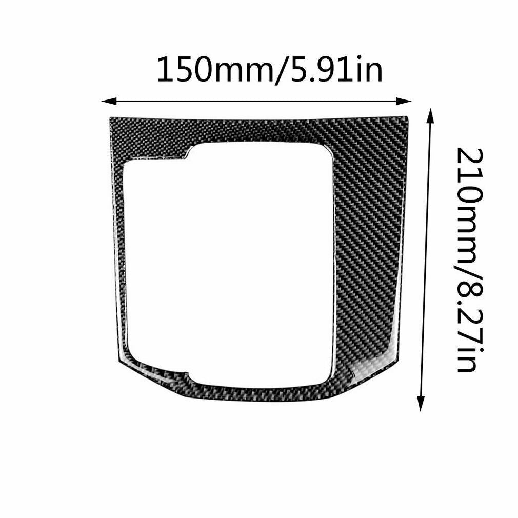 Carbon fiber interior center console gear shift cover suitable for Mazda CX-5 (2014-18)