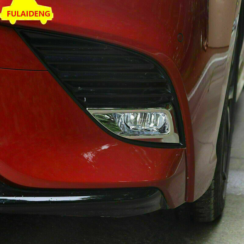 for Toyota for Camry SE XSE 2018-2021 Chrome Front Bumper Fog Light Lamp Cover Trim