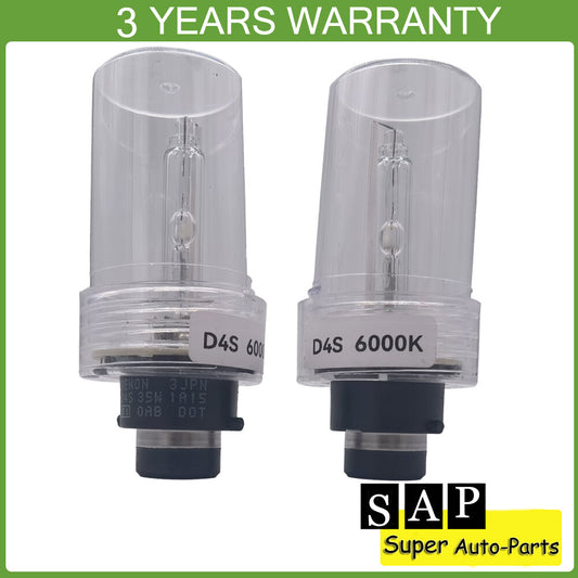 2PCS Xenon HID Headlamp Bulb 6000K D4S 35W for Toyota for Subaru for Lexus 90981-20013