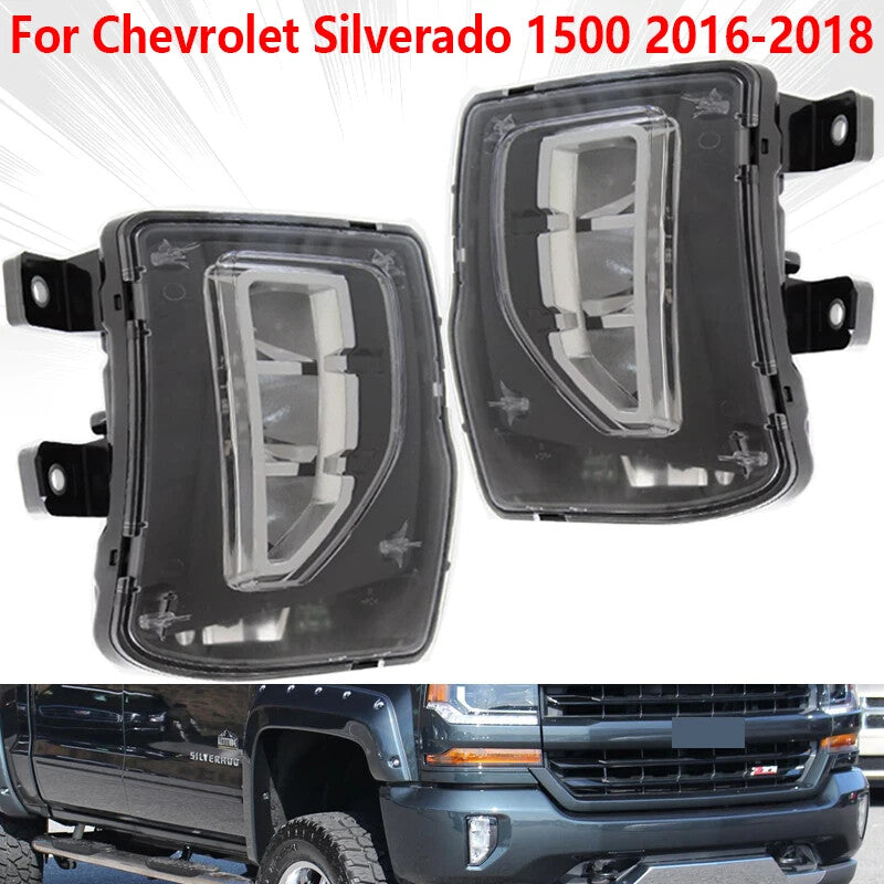 Front bumper side fog lights for Chevrolet Silverado 1500 2016-2018 GM2593315