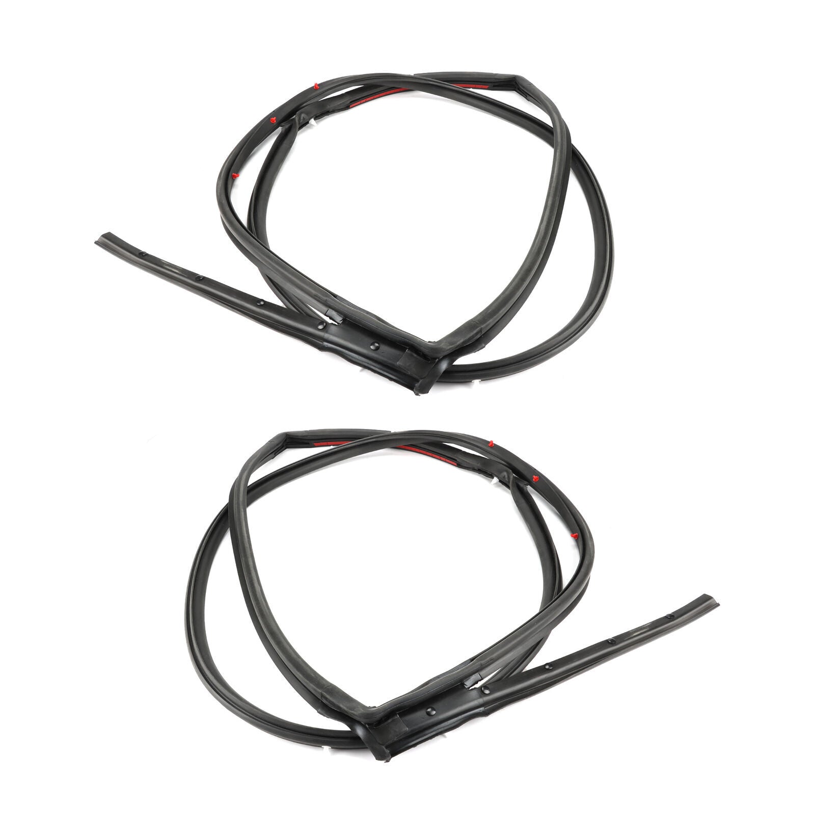 2x Left & Right Door Silence Weather Strip Seal Black Fits For Sentra 2013-2019
