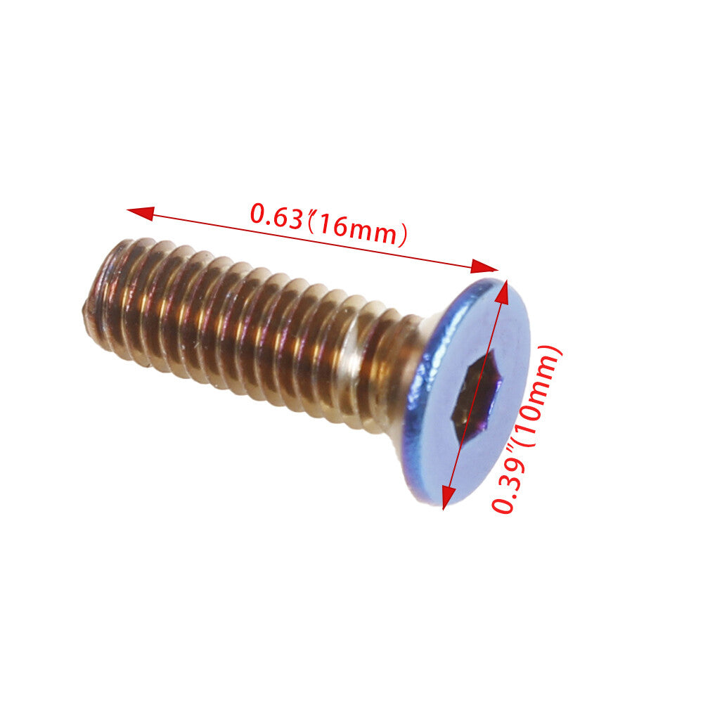 Steering Wheel Screw Kit countersunk Head 6 piece Neo Chomre Fits Most Brand