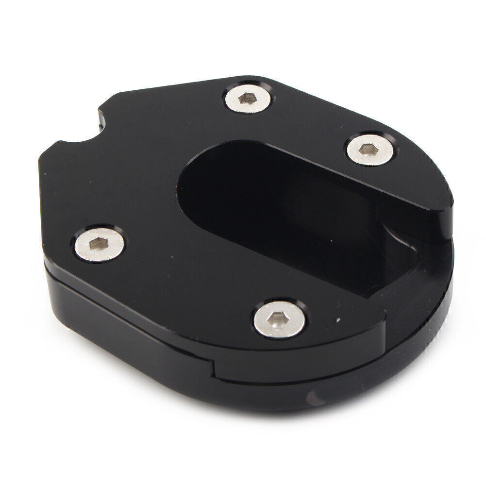 Black Kickstand Extension Enlarger Plate Pad for HONDA FORZA 350/300/250/125 Q