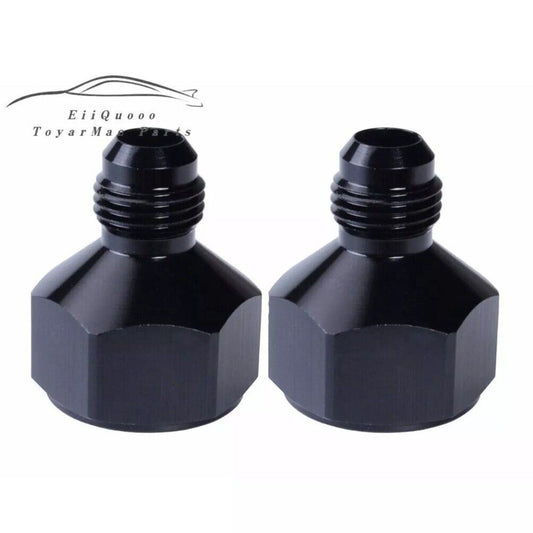 2x 10AN Female to 6AN Male Flare Reducer Fitting Fuel Cell Bulkhead Adapter New n